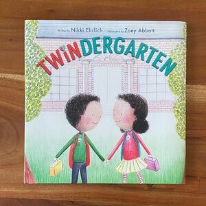 Twindergarten picture book for kids kindergarten school jitters read aloud